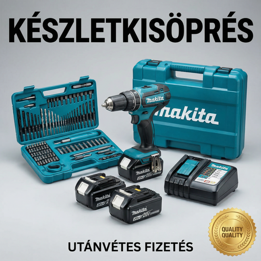 MKT Akkus fúrócsavarozó | Teljes Készlet + 2 Akkumulátor + 26 Tartozék