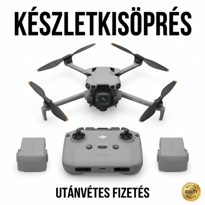 DJl Prémium Drón 4K Kamerával | Kijelzős Távirányítóval és 2 Akkumulátorral